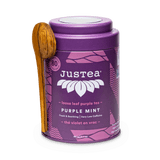 JusTea Purple Mint - Dose & Löffel - Lila Tee